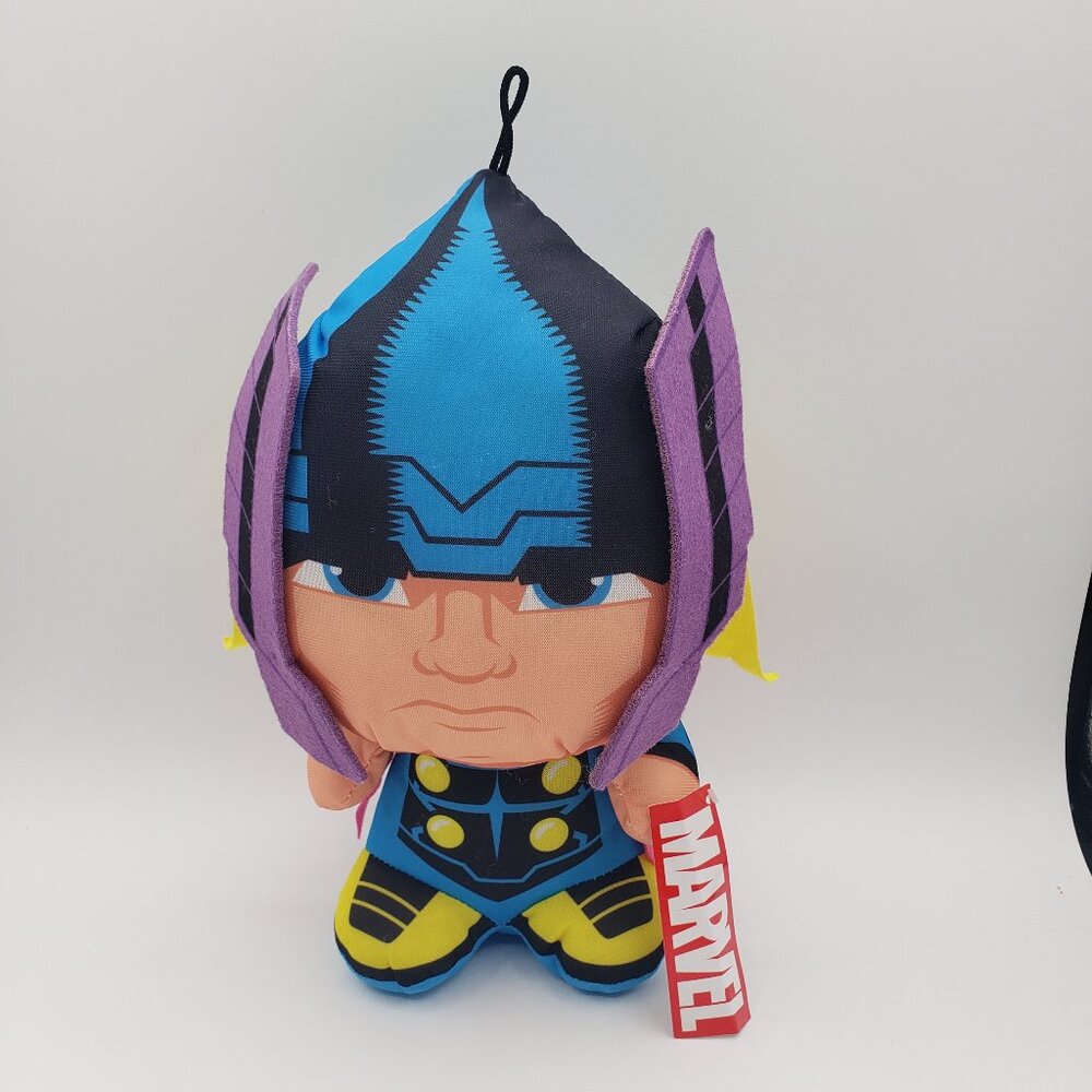 NEW ~ Marvel Mashems Neon THOR Avengers Plush Stuffed Hero Toy 12” Good Stuff/DD